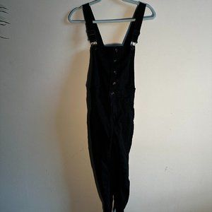 Black skinny jean overalls Divided size 6